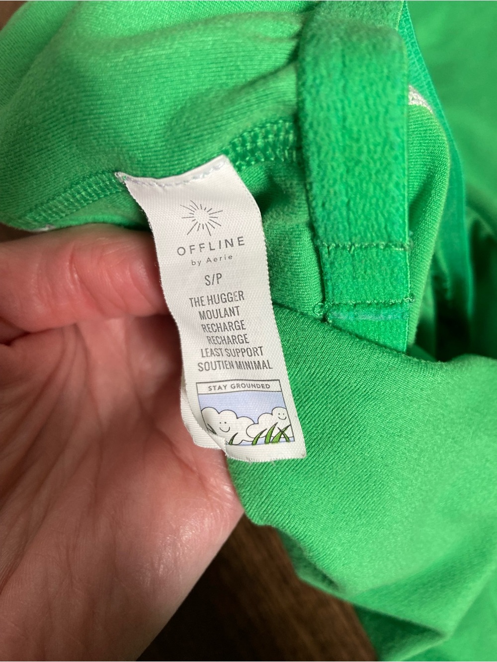 Green Racerback Bralette - Picture 6 of 6